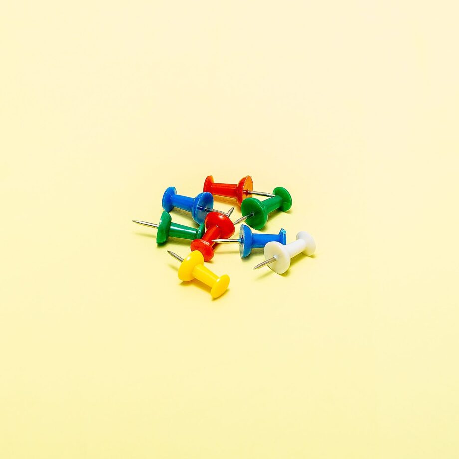 Zelfklevende hexagon prikborden (set van 3)
