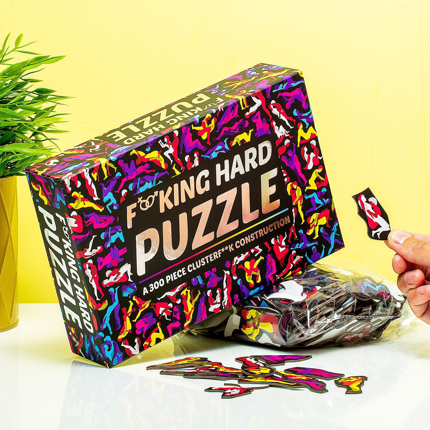 F*cking Hard puzzel (300 stukjes) van Gift Republic bestel je online