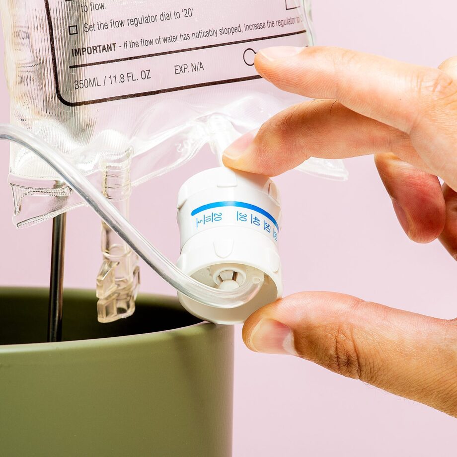 Infuuszak bewateringssysteem voor planten