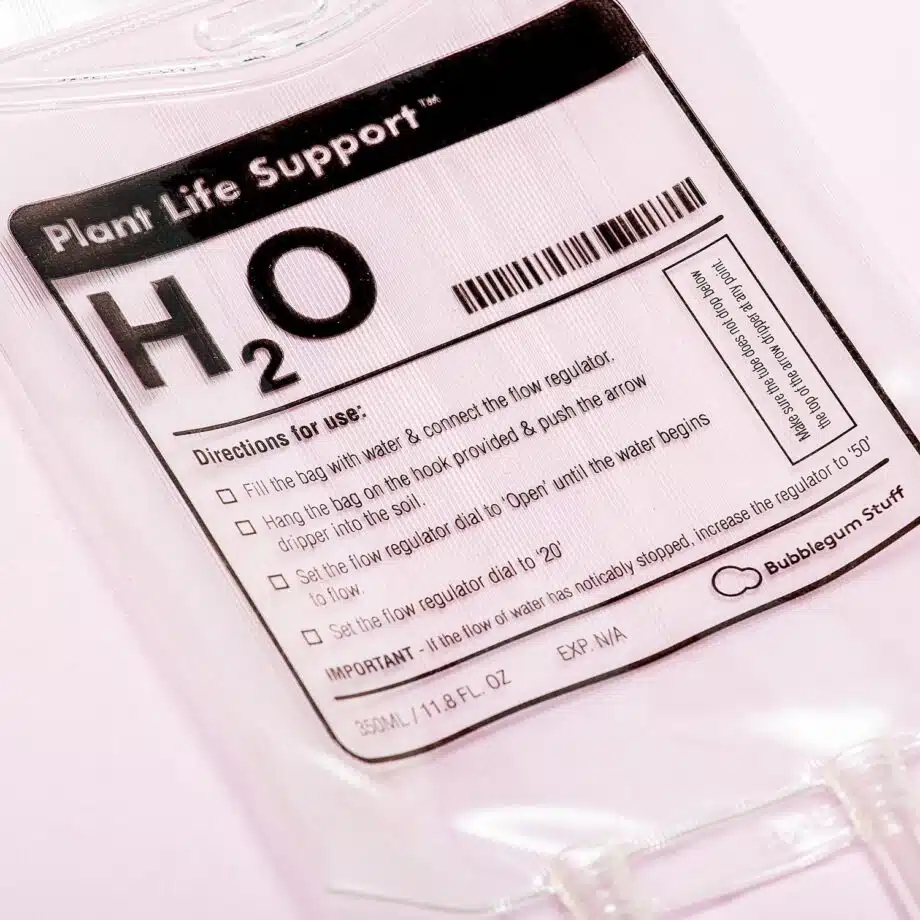 Infuuszak bewateringssysteem voor planten