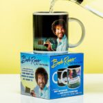 Bob Ross warmtegevoelige mok - op verpakking