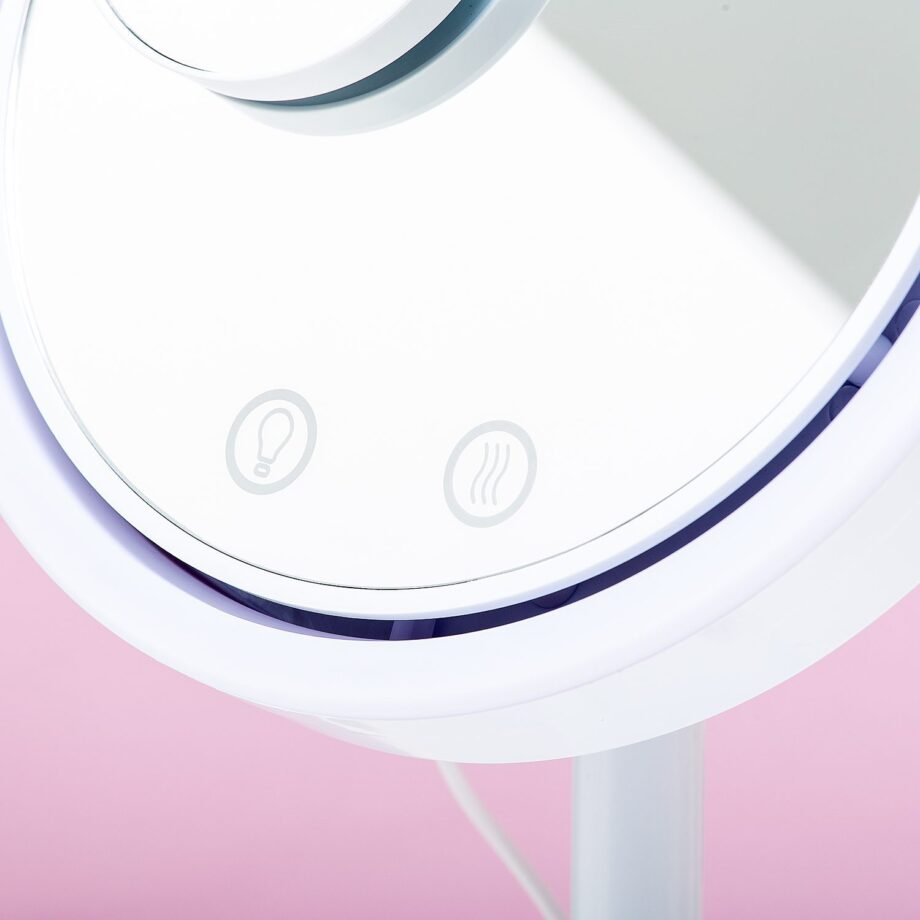 Make-up spiegel met verlichting en ventilator
