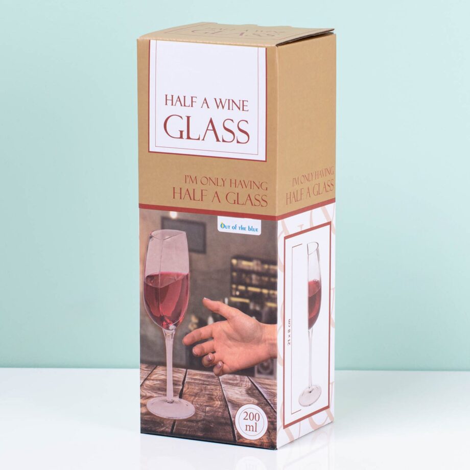 Half wijnglas