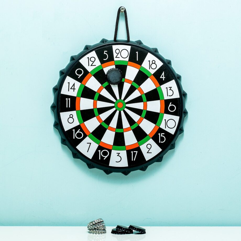 Bierdopjes dartbord