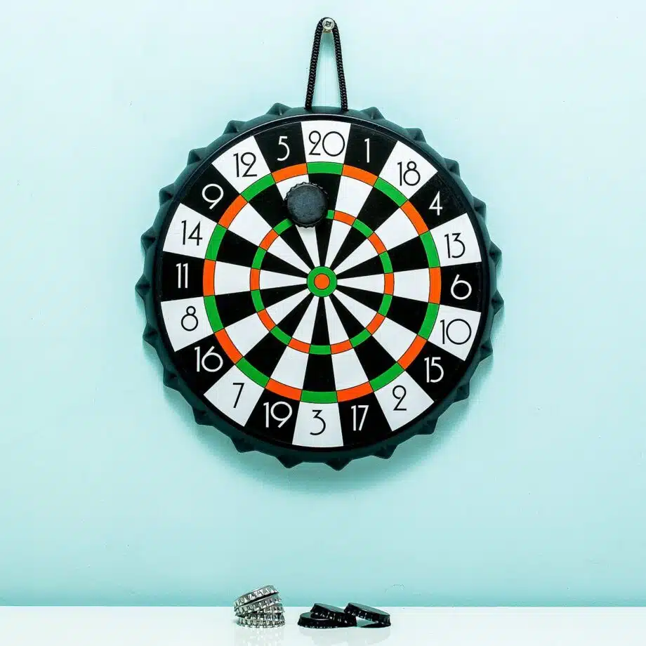 Bierdopjes dartbord