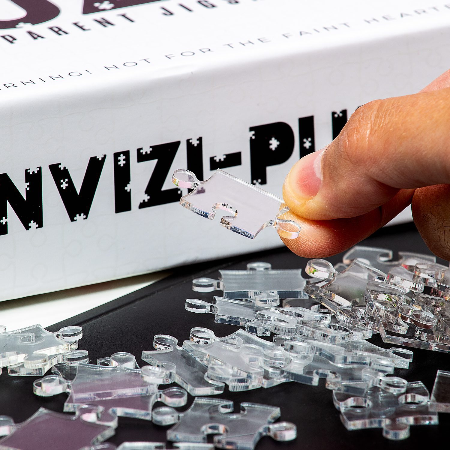 Transparante puzzel van Gift Republic, doorzettingsvermogen legpuzzel