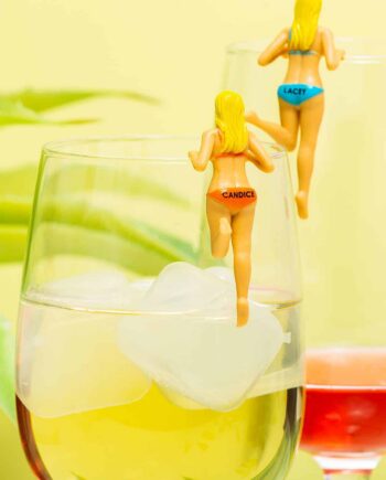 Drinking Buddies glasmarkeerders (set van 6) - Vrouwen