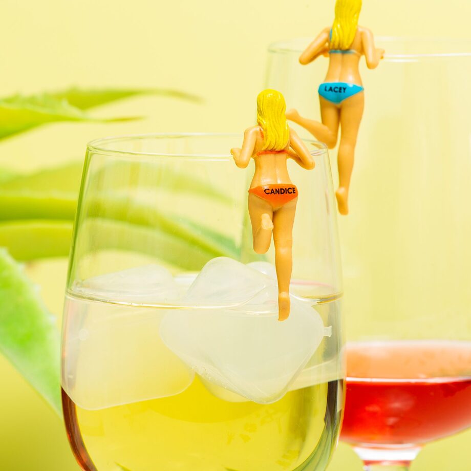 Drinking Buddies glasmarkeerders (set van 6)
