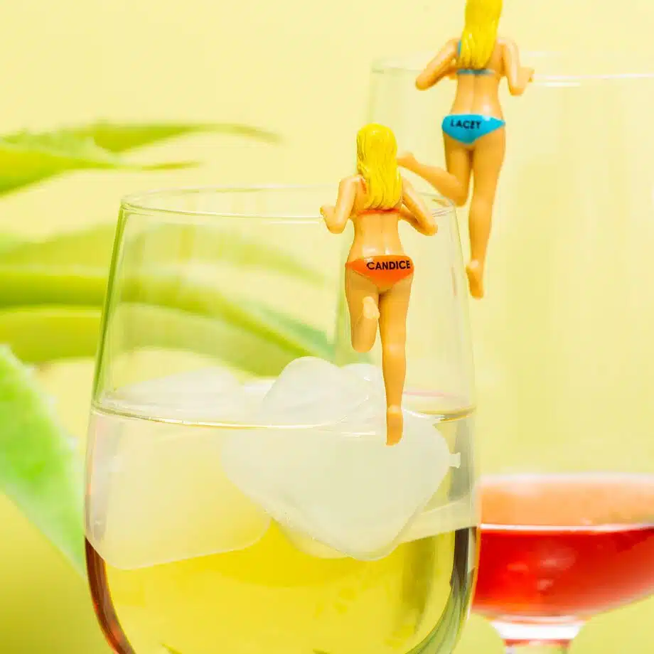 Drinking Buddies glasmarkeerders (set van 6)