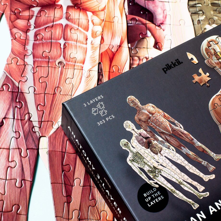 Menselijke anatomie puzzel (303 stukjes)