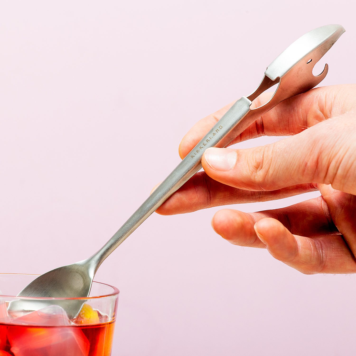 Cocktaillepel Met Flesopener Cocktaillepel Met Flesopener