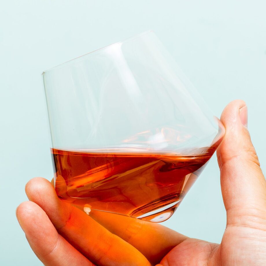 Rollende whiskeyglazen (set van 2)