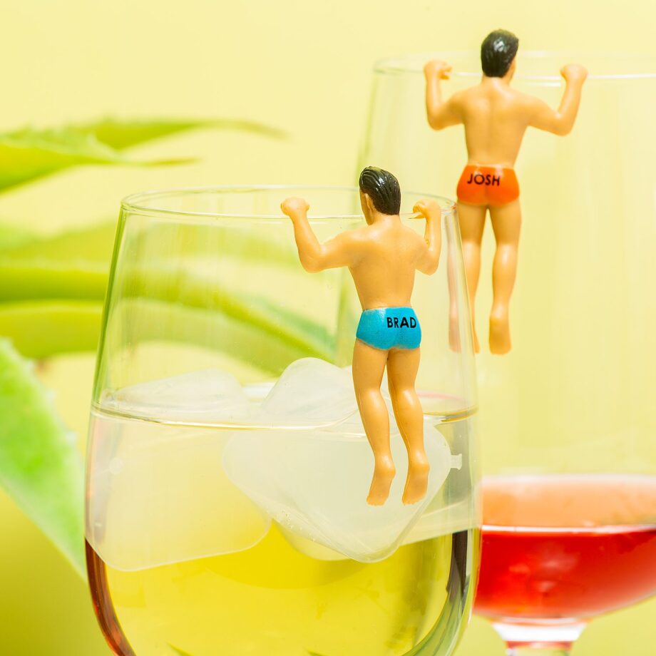 Drinking Buddies glasmarkeerders (set van 6)