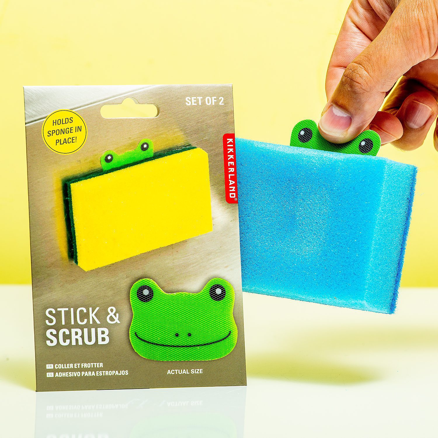 Stick & Scrub Sponshouder (set Van 2)
