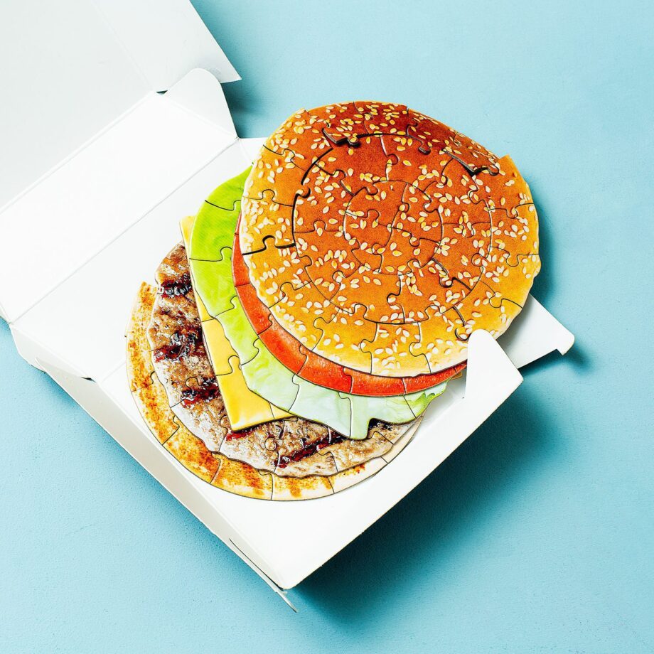 Hamburger puzzel (160 stukjes)