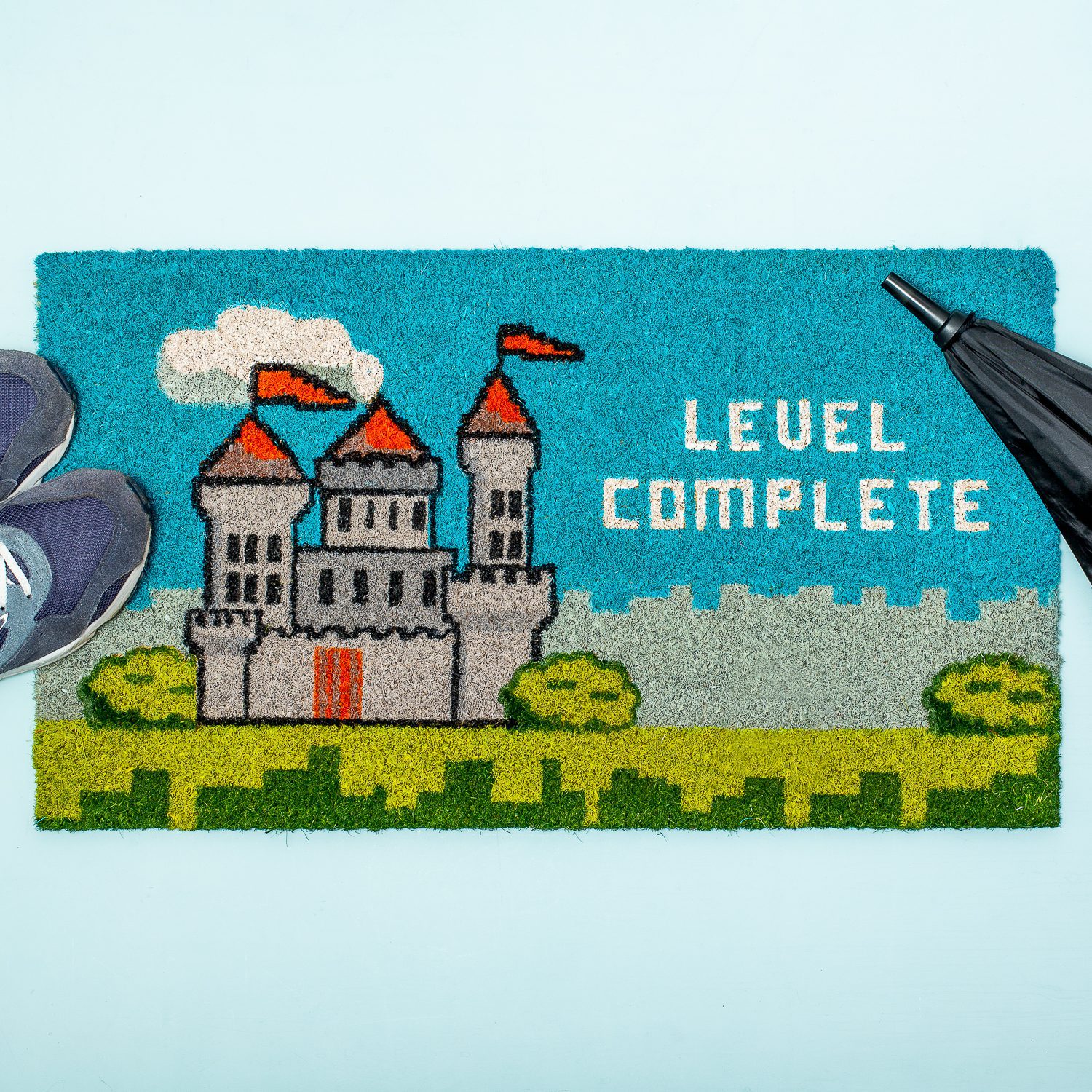 Level Complete deurmat, voor elke gamer