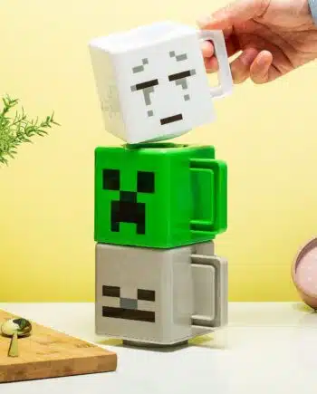 Minecraft Stapelbare mokken (set van 3)