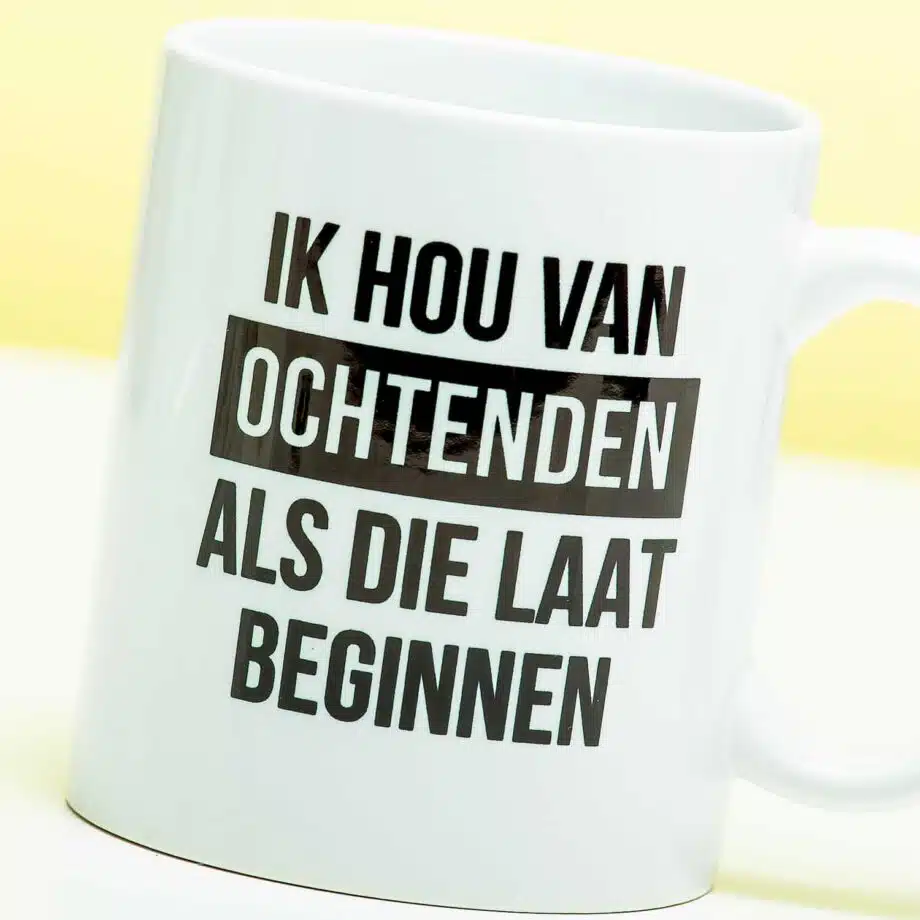 Mok Ik hou van ochtenden als die laat beginnen