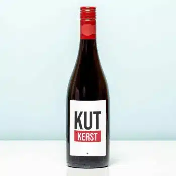 Wijnfles Kut kerst - Rood (Merlot)