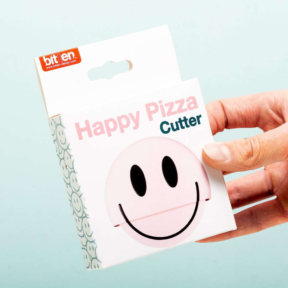 Blije pizzasnijder