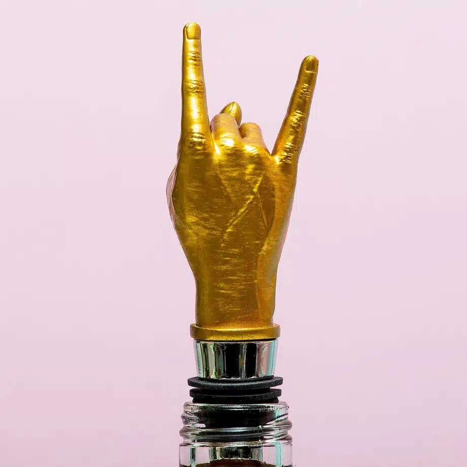 Rock On wijnstopper