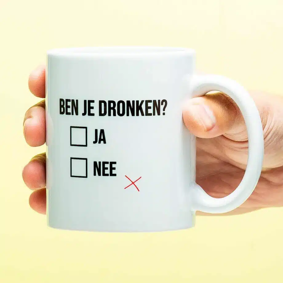 Mok Ben je dronken