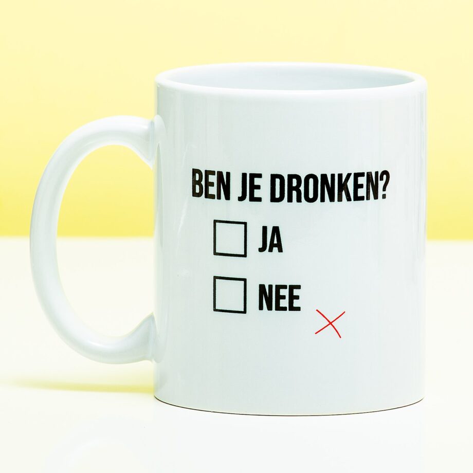 Mok Ben je dronken