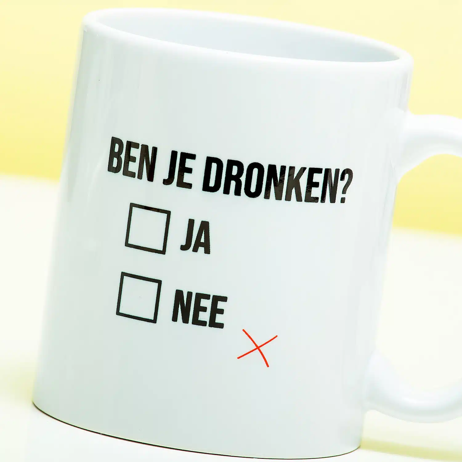 Mok Ben je dronken