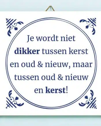 Tegeltje Kerstkilo's