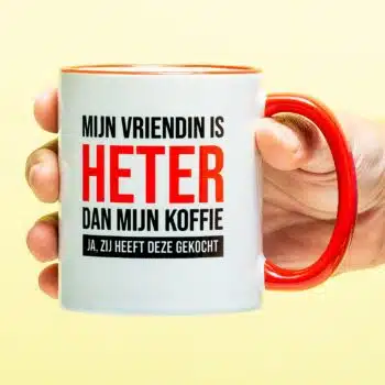 Mok Mijn vriendin is heter dan mijn koffie