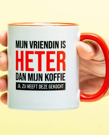 Mok Mijn vriendin is heter dan mijn koffie