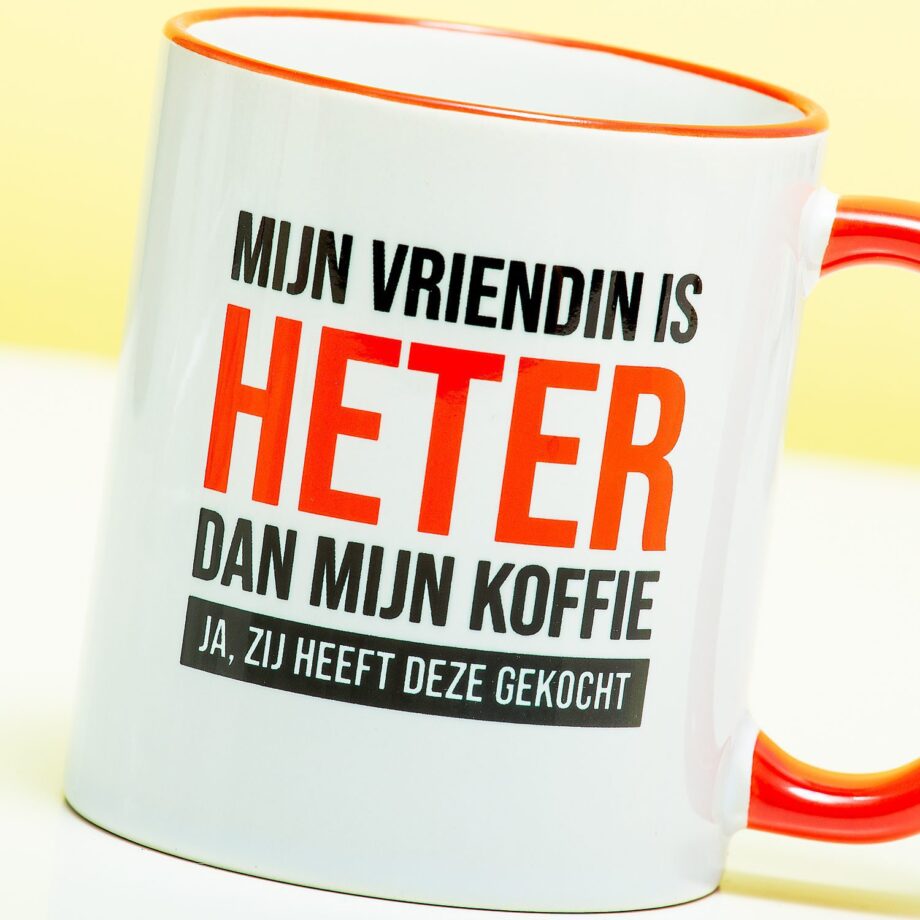Mok Mijn vriendin is heter dan mijn koffie