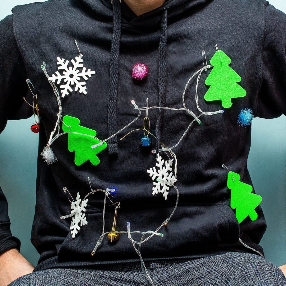 DIY Ugly Christmas sweater set