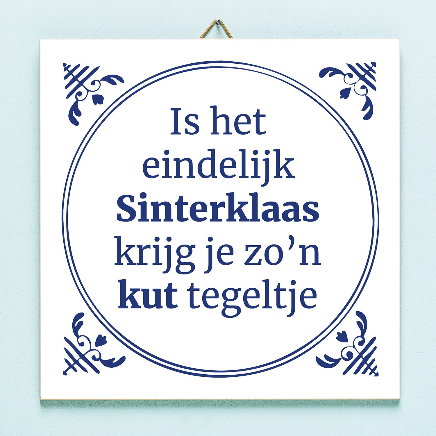 Tegeltje Is Het Eindelijk Sinterklaas