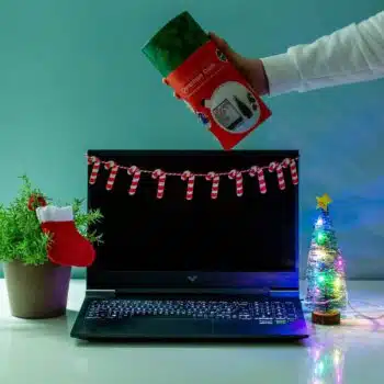 Bureau kerstversiering