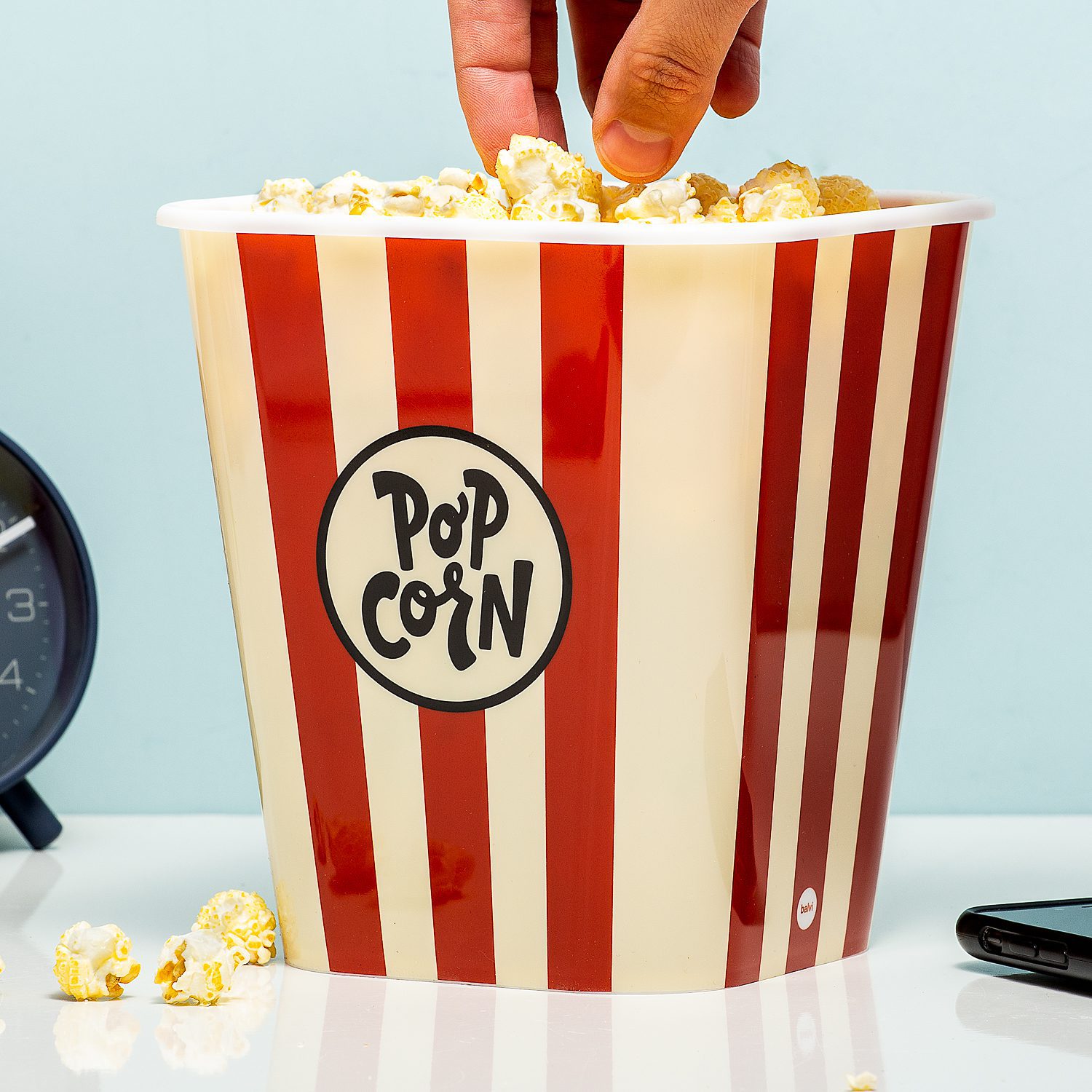 handel het formulier Uitdrukking Retro popcorn bak van Balvi bestel je online bij Ditverzinjeniet