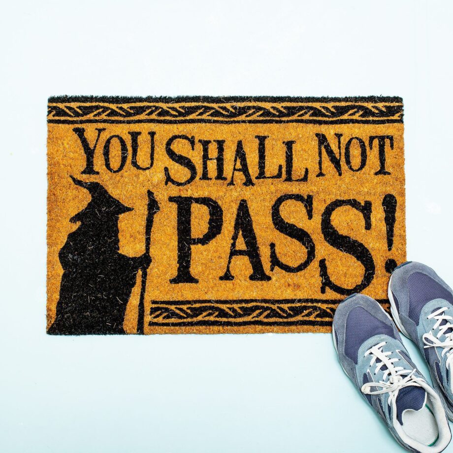 LOTR You Shall Not Pass deurmat
