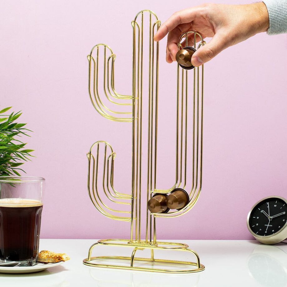 Cactus koffiecapsulehouder