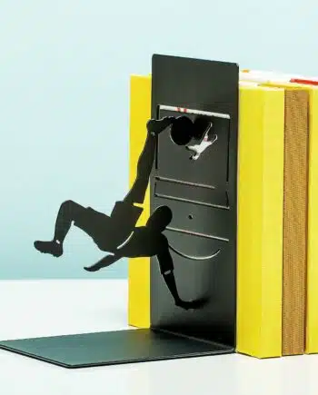 Voetbal omhaal boekensteun