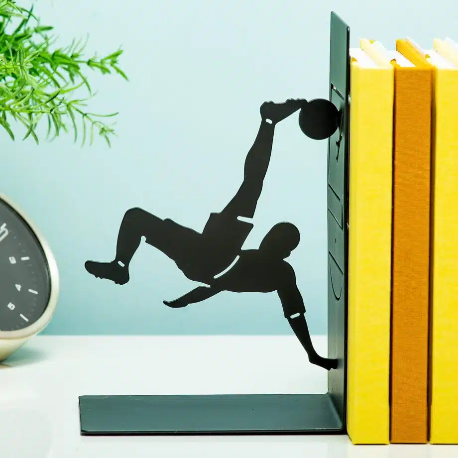 Voetbal omhaal boekensteun