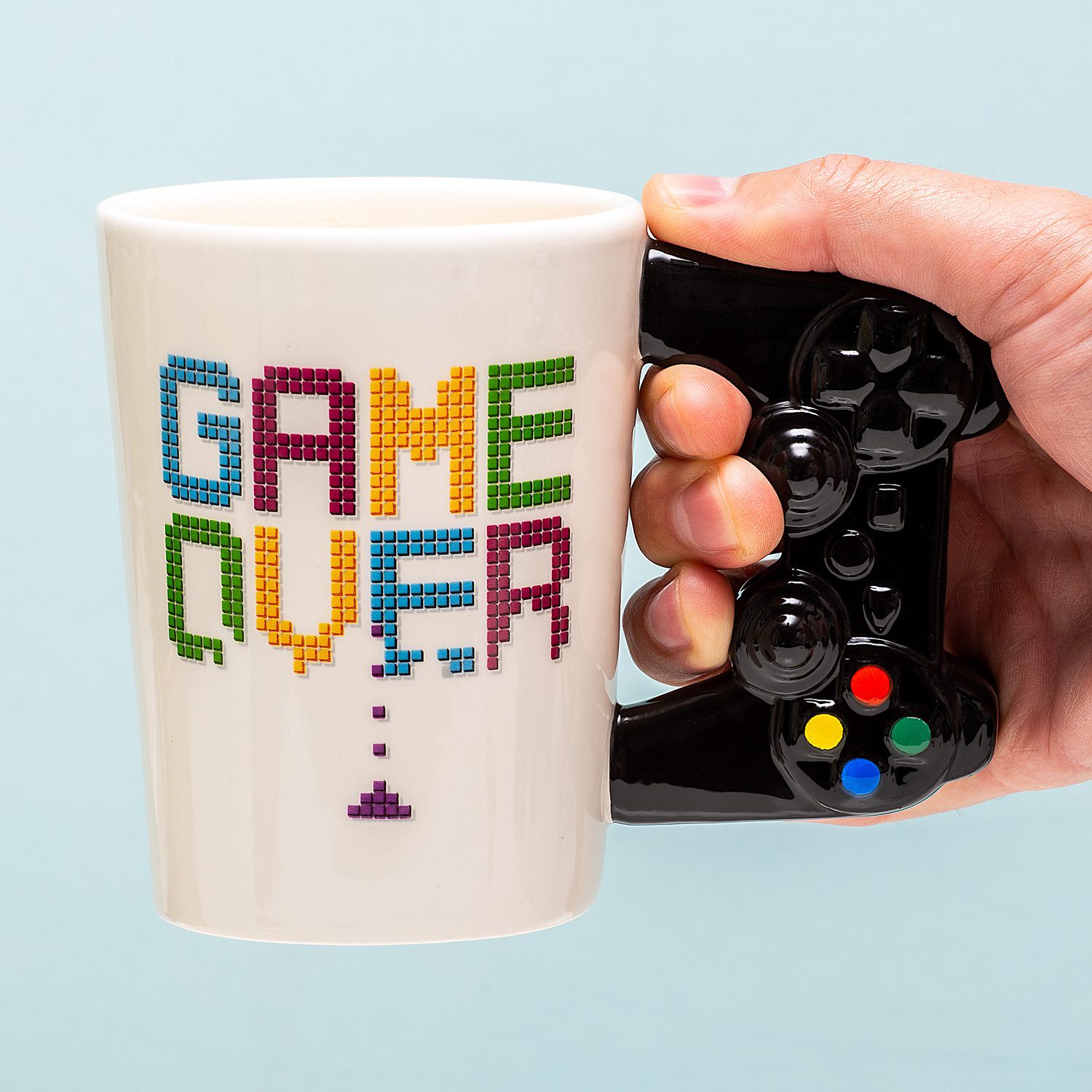 449869 Mug with controller handle Out of the blue-1