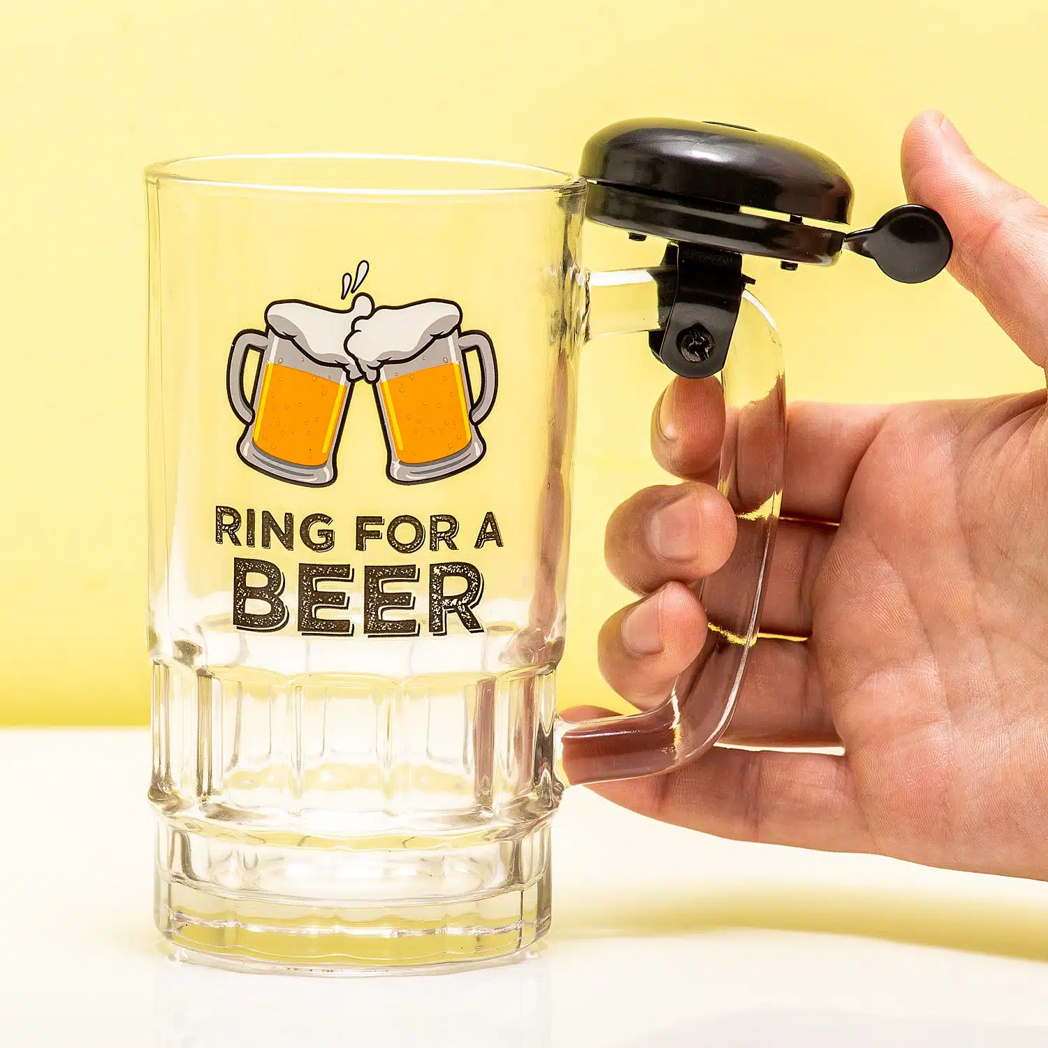 Bierpul met fietsbel