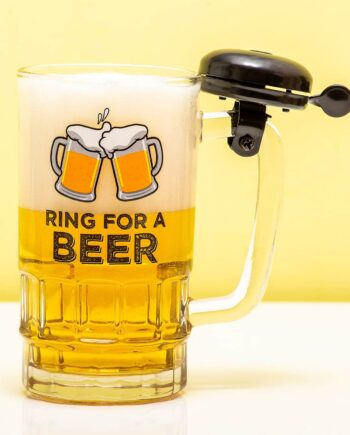 Bierpul met fietsbel