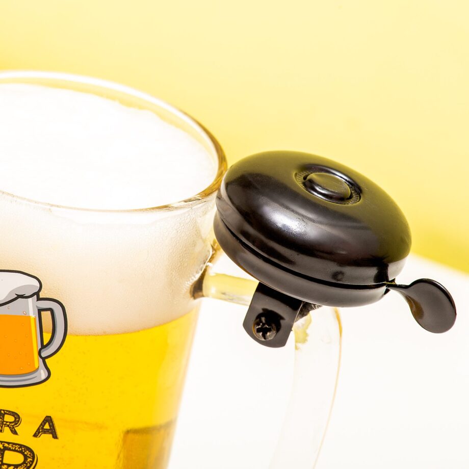 Bierpul met fietsbel