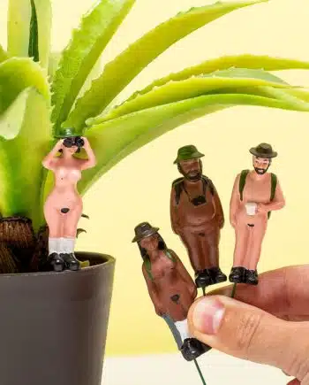 Bloempot naturisten (set van 4)