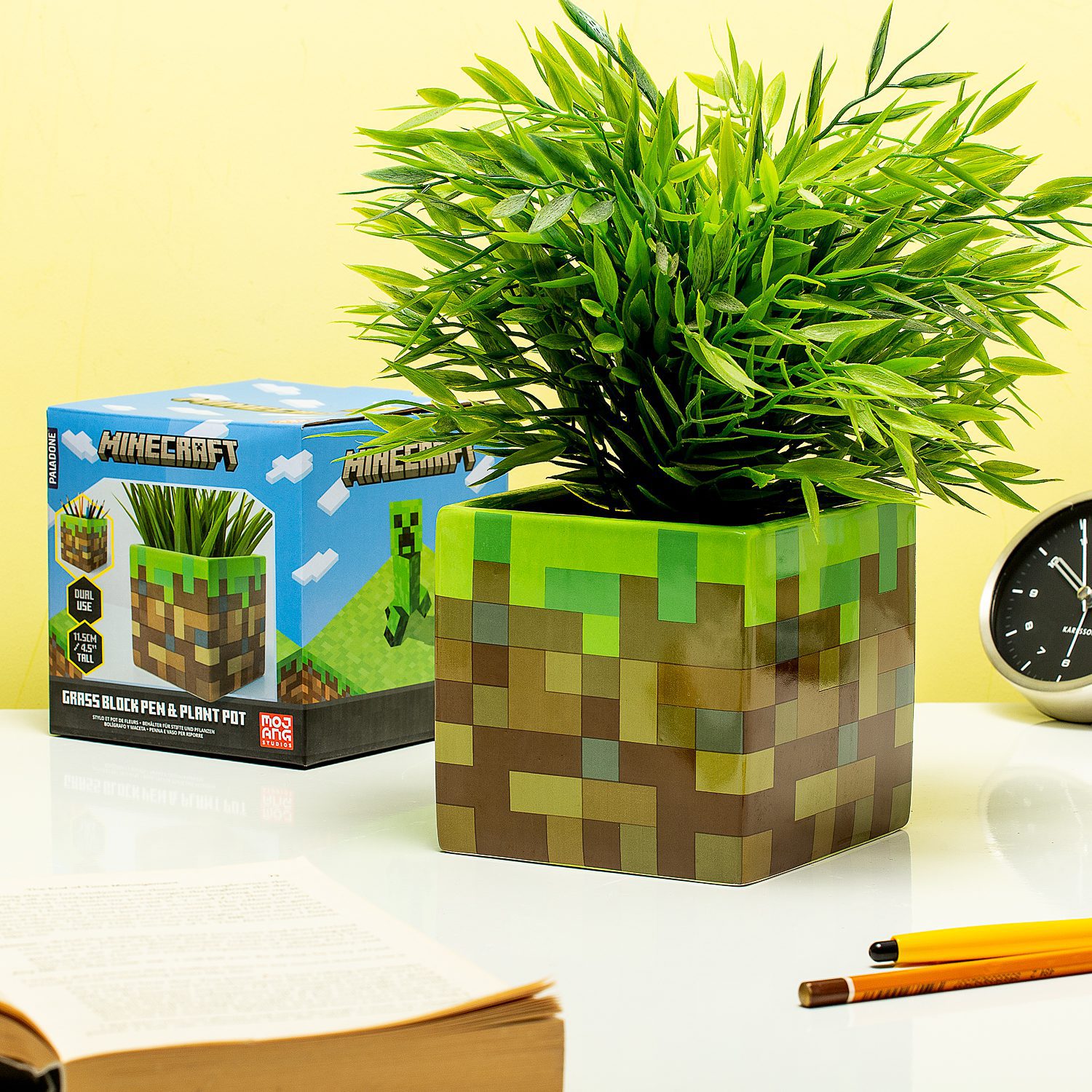 Minecraft Grass Block Bloempot