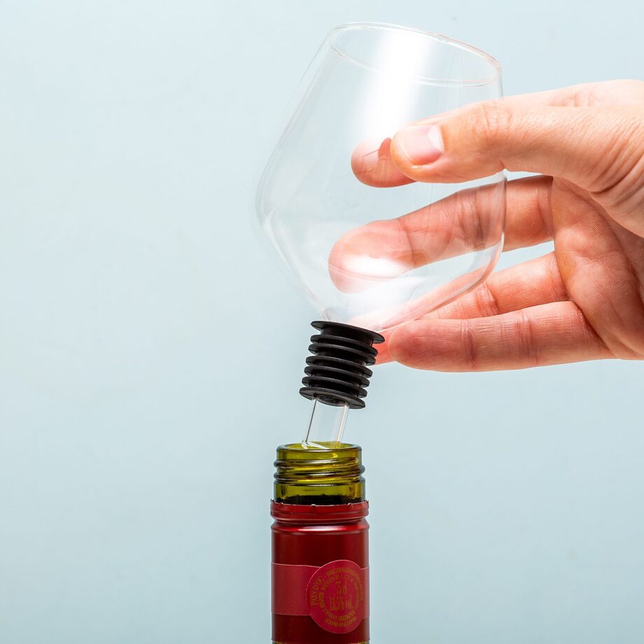 Wijnglas decanteerder