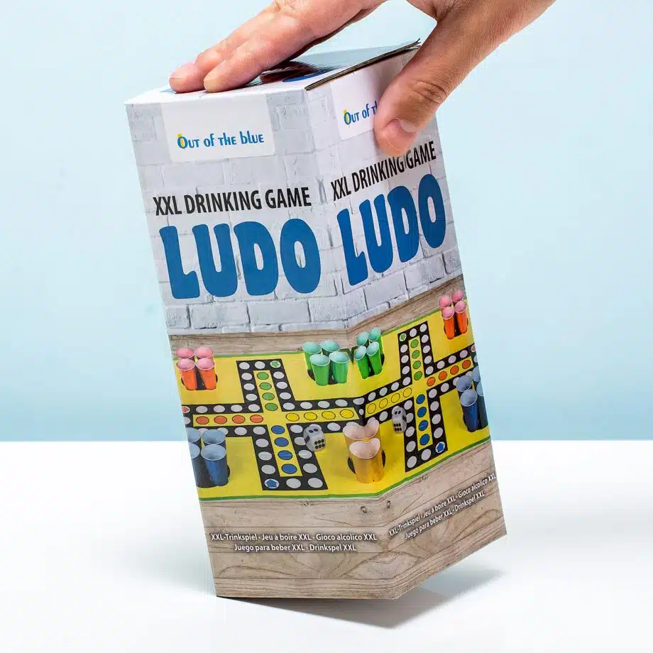 XXL Ludo drankspel met plastic bekers