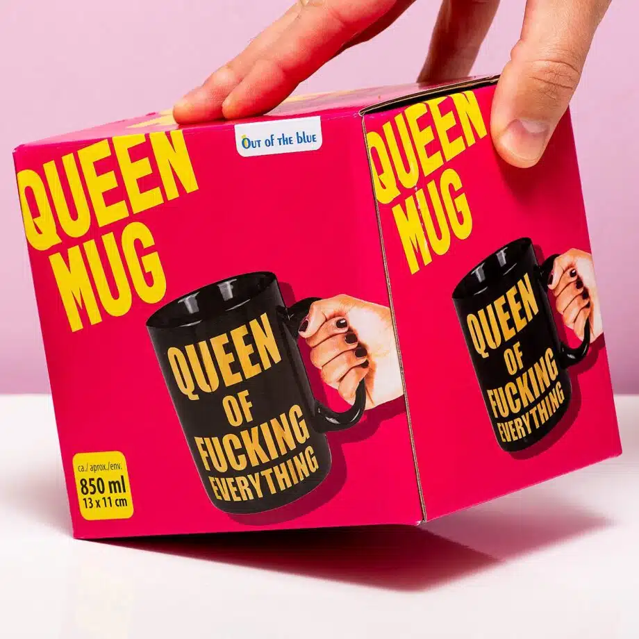 Queen of Fucking Everything mok - verpakking
