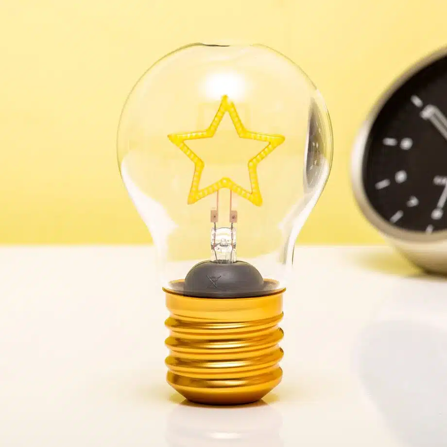 Oplaadbare LED filament lamp